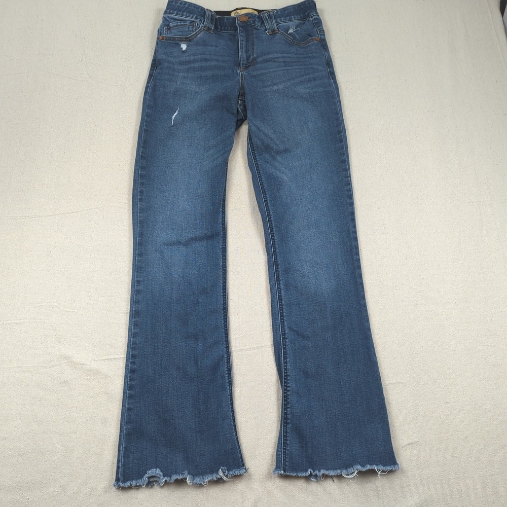 Democracy Women's Boot Cut Jeans in Dark Blue Denim